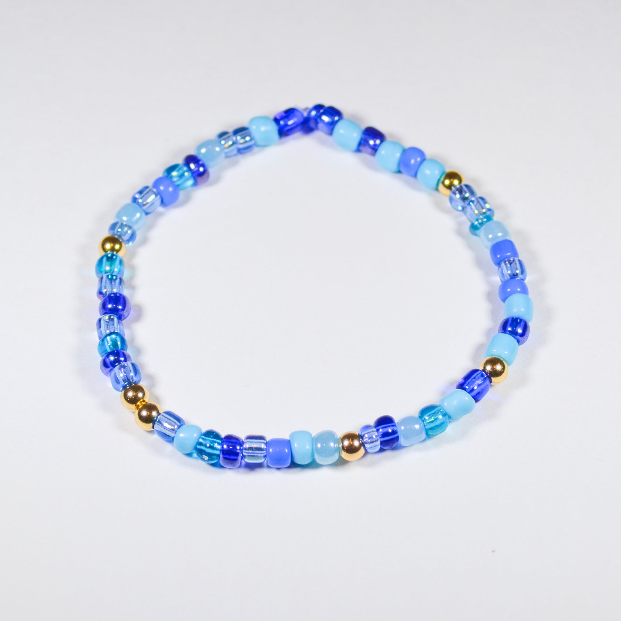 Mixed Bead Bracelet in Caribbean