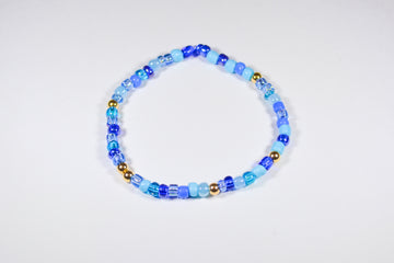 Mixed Bead Bracelet in Caribbean