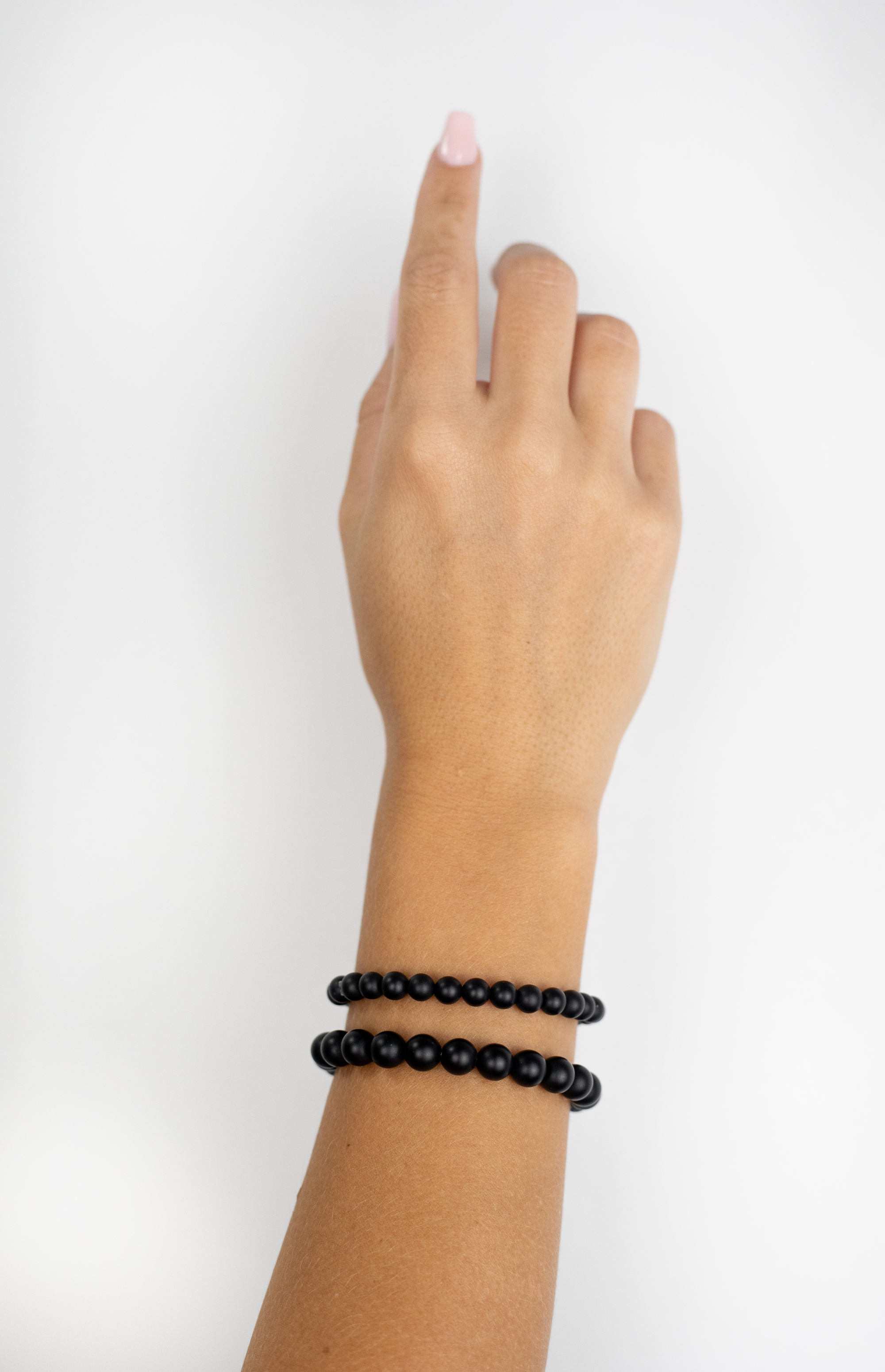 Black agate bracelet with buddha head charm – Mystic Journies
