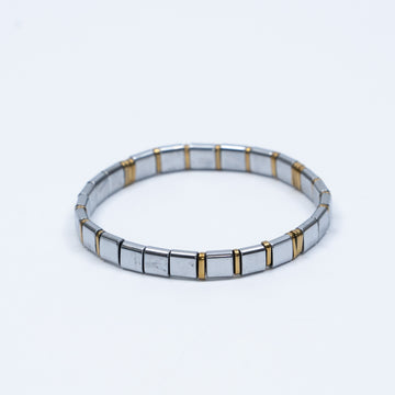 Metallic Tile Bracelets