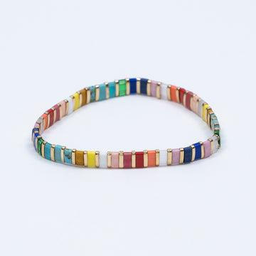Rainbow Tile Bracelet