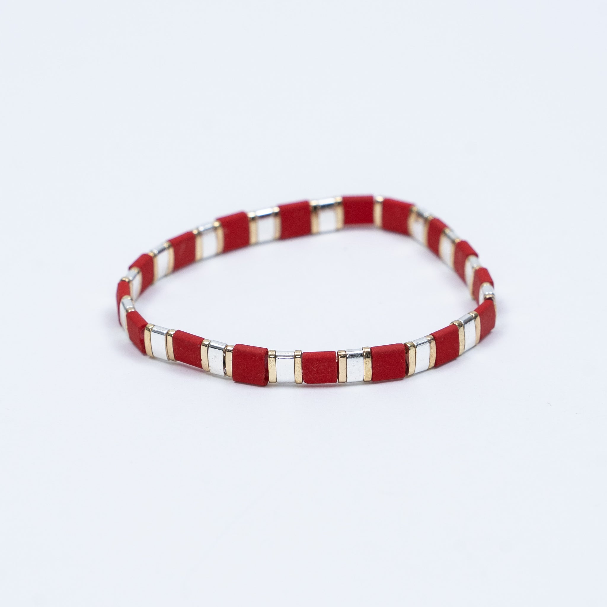 Red Tile Bracelets